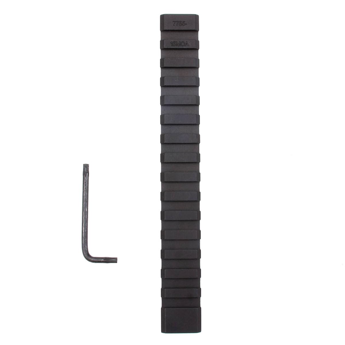 Warne 7755M rail mount closeup showing robust 11mm compatibility