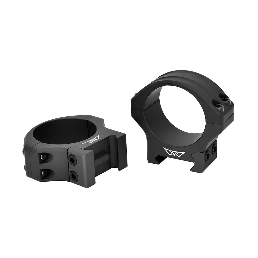 Warne 8520M Hyperlite low-profile 34mm ring in matte black aids quick target acquisition