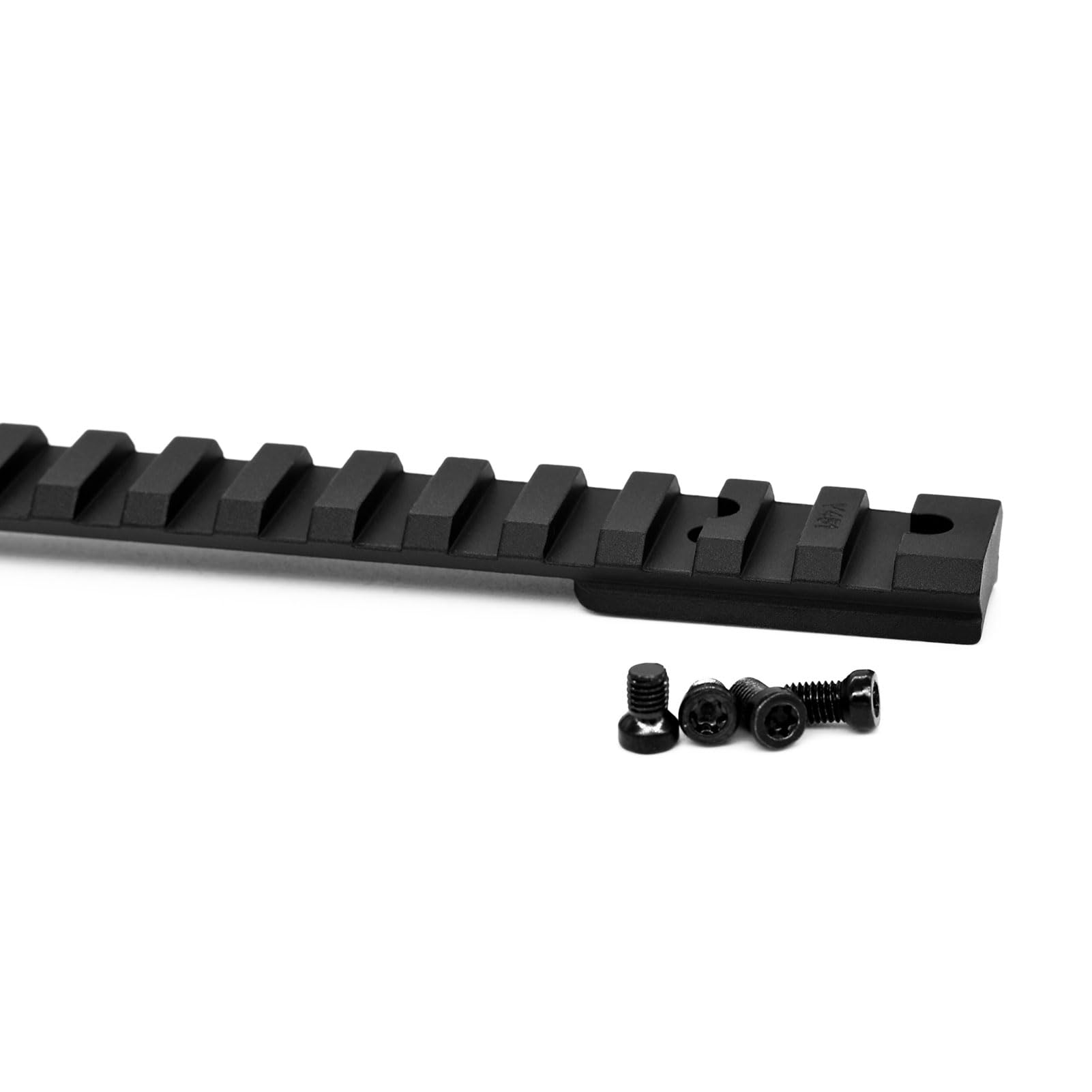 Warne Bergara Premier Vapor rail mounted on a short-action rifle for precise mounting.