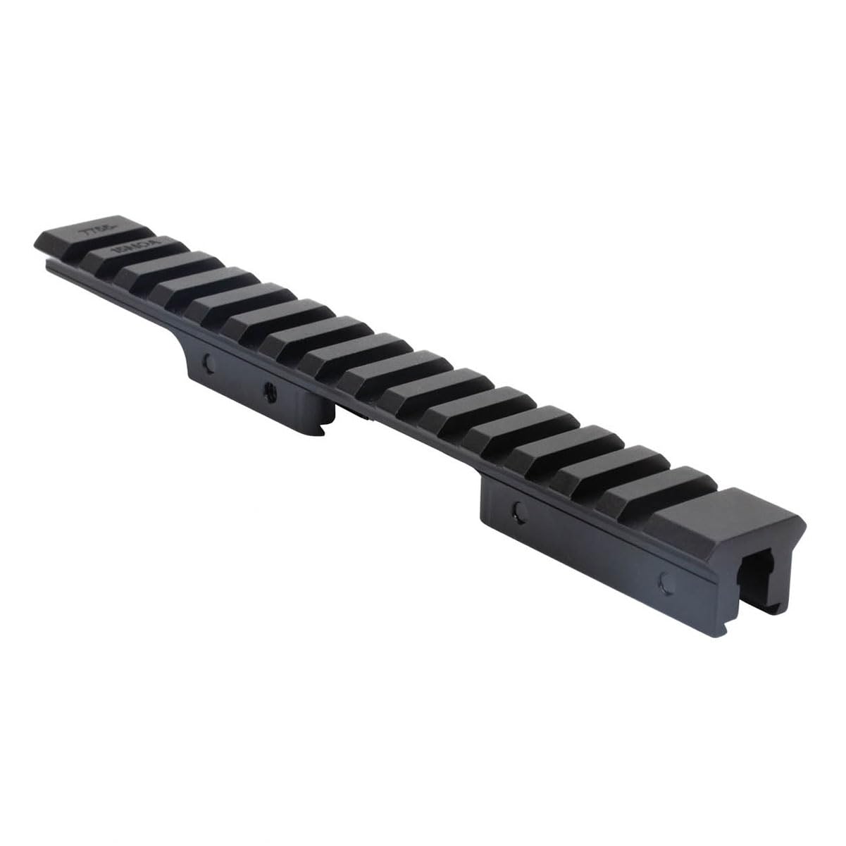 Warne CZ 452/455 rail adapter black finish supports secure optics mounting