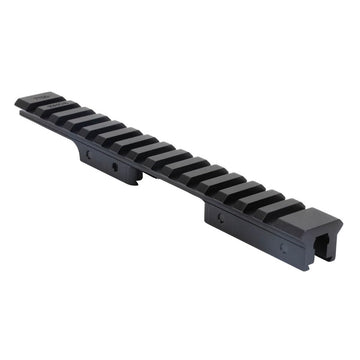 Warne CZ 452/455 rail adapter black finish supports secure optics mounting