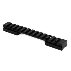 Warne Mountain Tech rail top view highlights precise alignment for Browning X-Bolt scopes