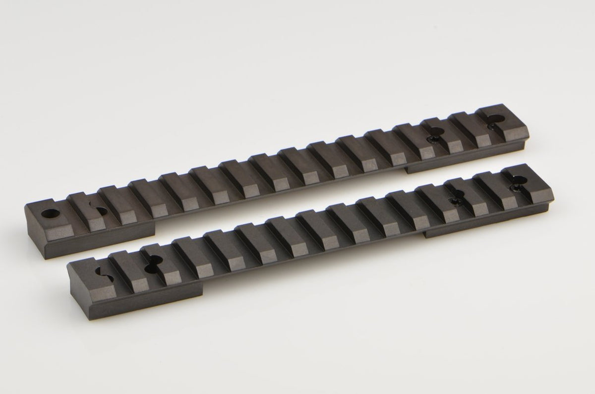 WARNE Remington short action tactical rail with 20MOA enables stable scope mounting.
