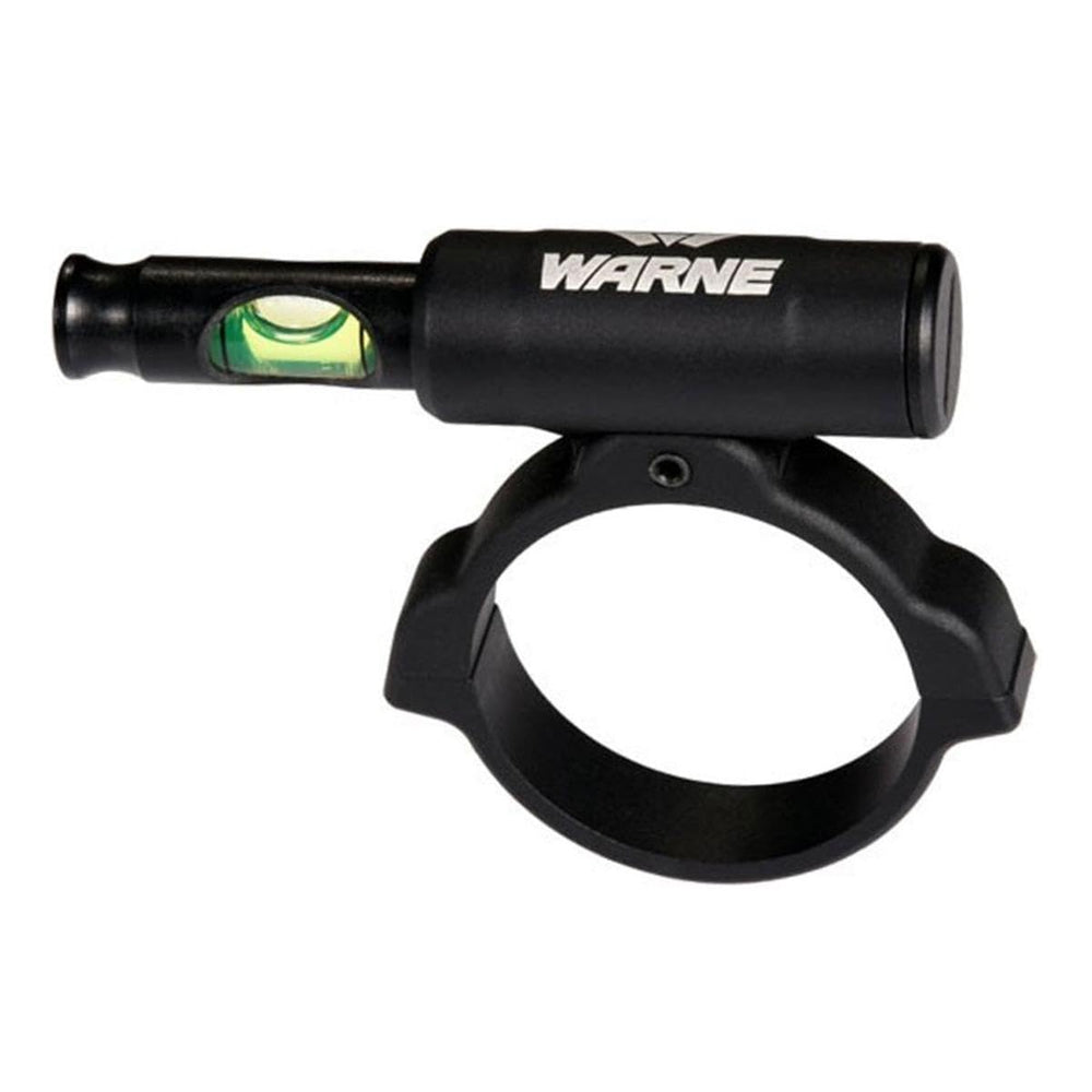 WARNE USL34 universal scope level mounted on a 34mm tube for precise alignment.