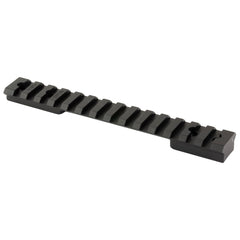 WARNE rail close-up shows sturdy finish and mounting interface for field use