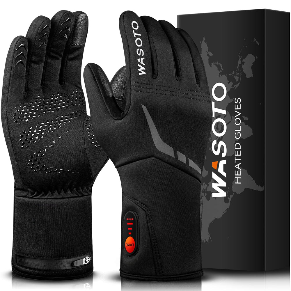 Wasoto heated glove liners battery pack close-up for long-lasting warmth