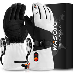 WASOTO heated gloves front view showcase warm hands during winter adventures