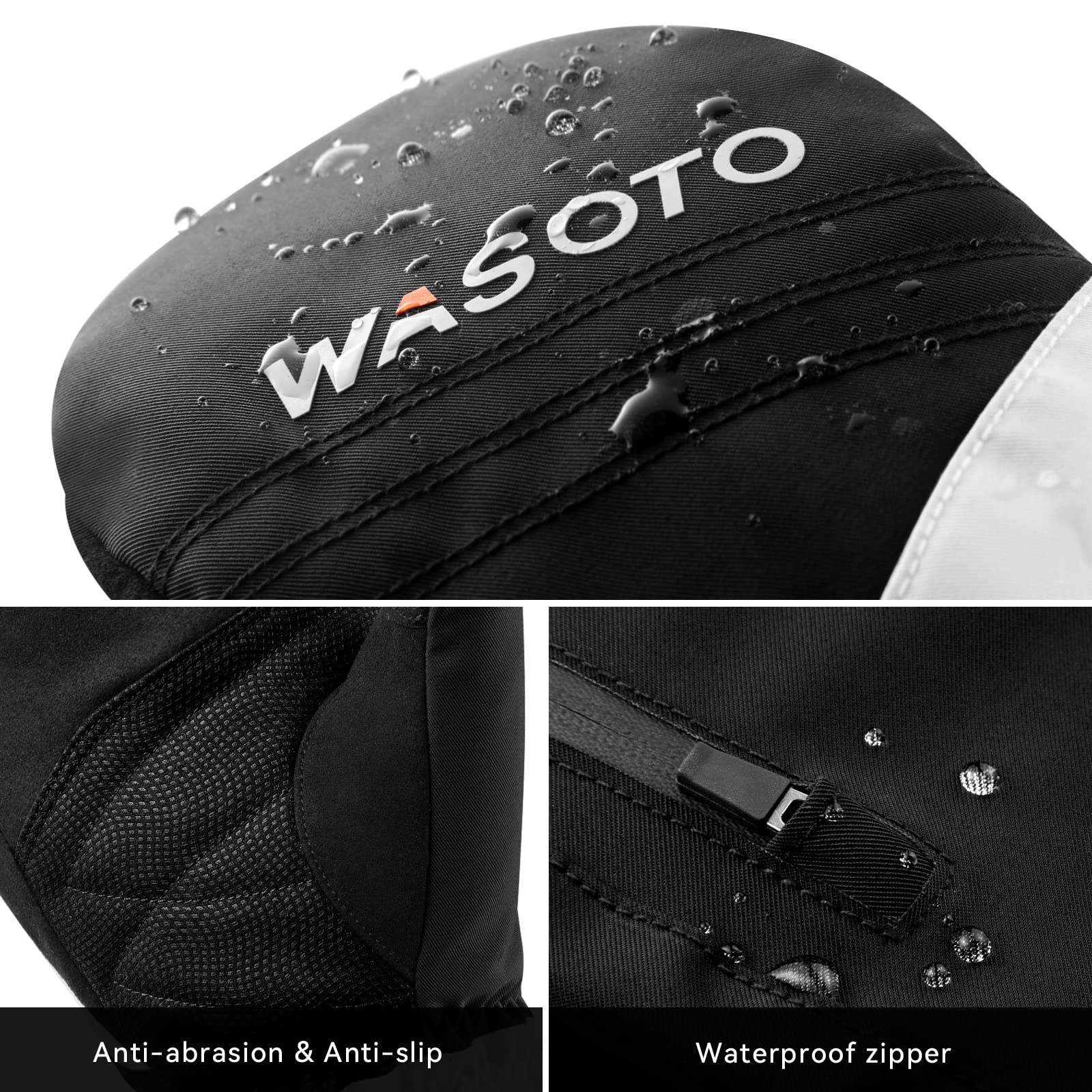 WASOTO heated mittens touchscreen function for device use in winter