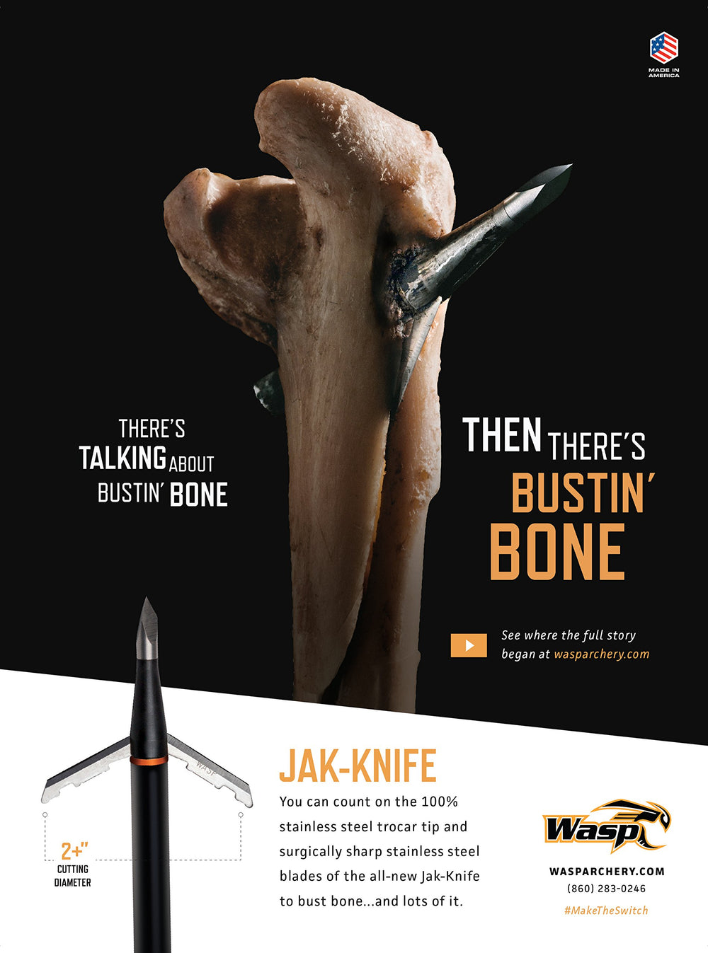 Wasp Jak-Knife USA-made build signifies quality craftsmanship