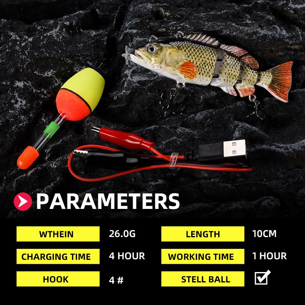 Watalure robotic swimming lure packaging with ready-to-use contents