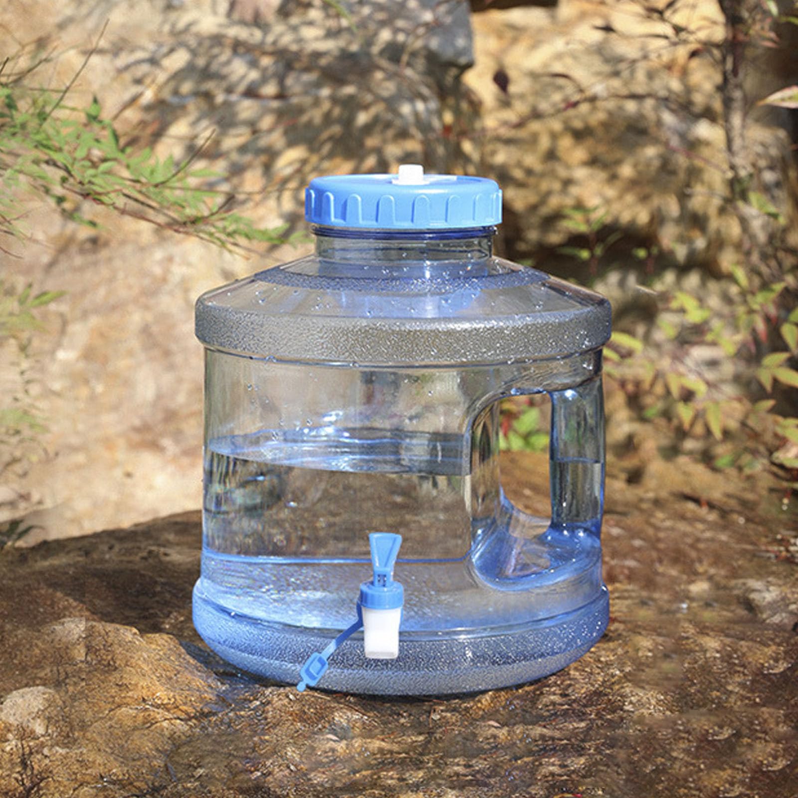 Built in faucet on Water Container for dispensing water