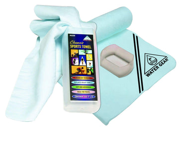 Water Gear Chamois Towel cooling down after a workout