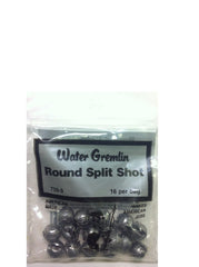 Water Gremlin Company 735-3 Round Split Shot showing soft lead with hinge for line protection