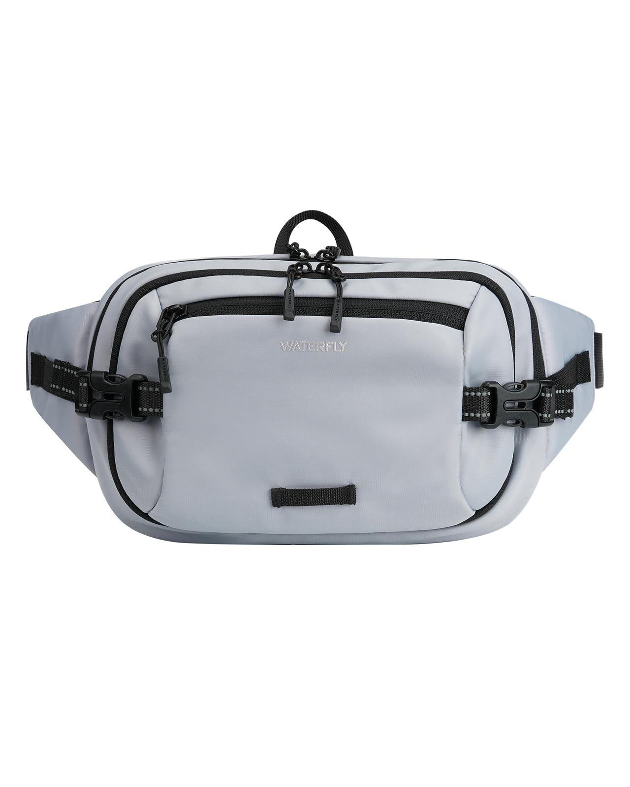 Waterfly 3L large fanny pack with 180-degree opening for quick travel access.
