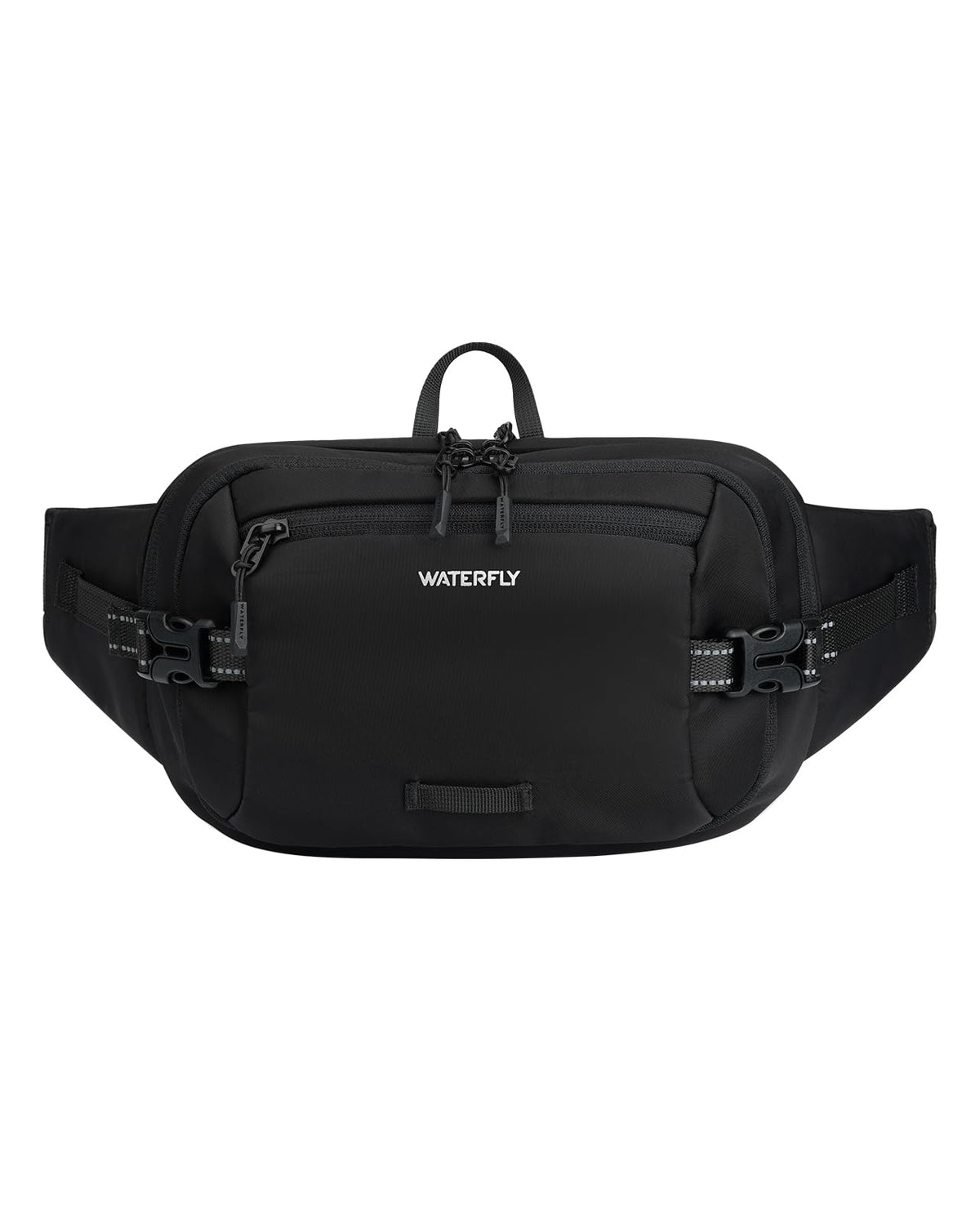 Waterfly 3L large fanny pack front opening enables quick access to essentials on the go.