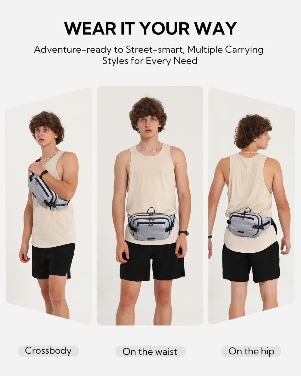 Waterfly anti-theft RFID blocking pocket protects cards and cash on commutes.