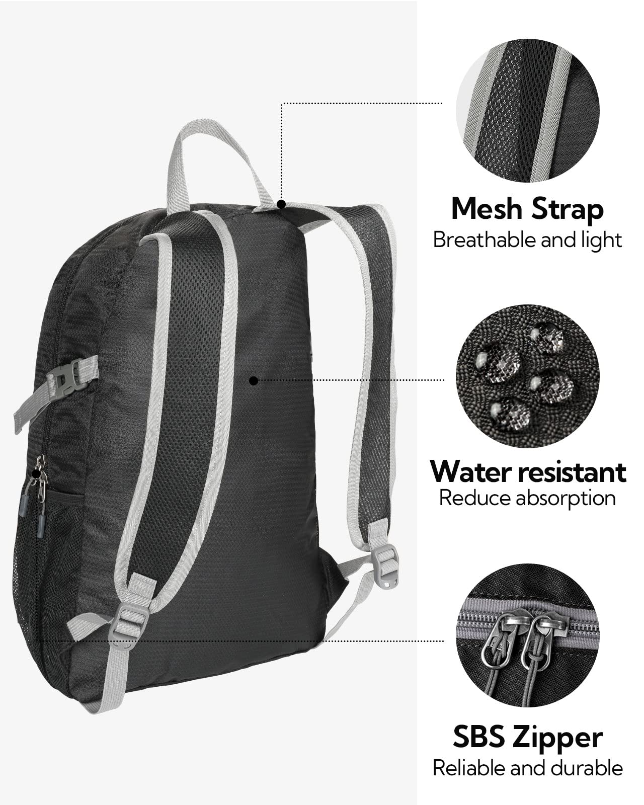 Waterfly daily-use backpack ready for city outings and short hikes.