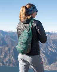 WATERFLY durable water-resistant fabric close-up highlights rugged daily use.