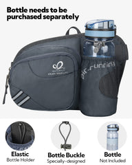 Waterfly fanny pack rainproof material keeps valuables dry during showers.