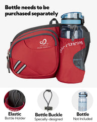 Waterfly fanny pack rainproof material protects belongings in wet weather.