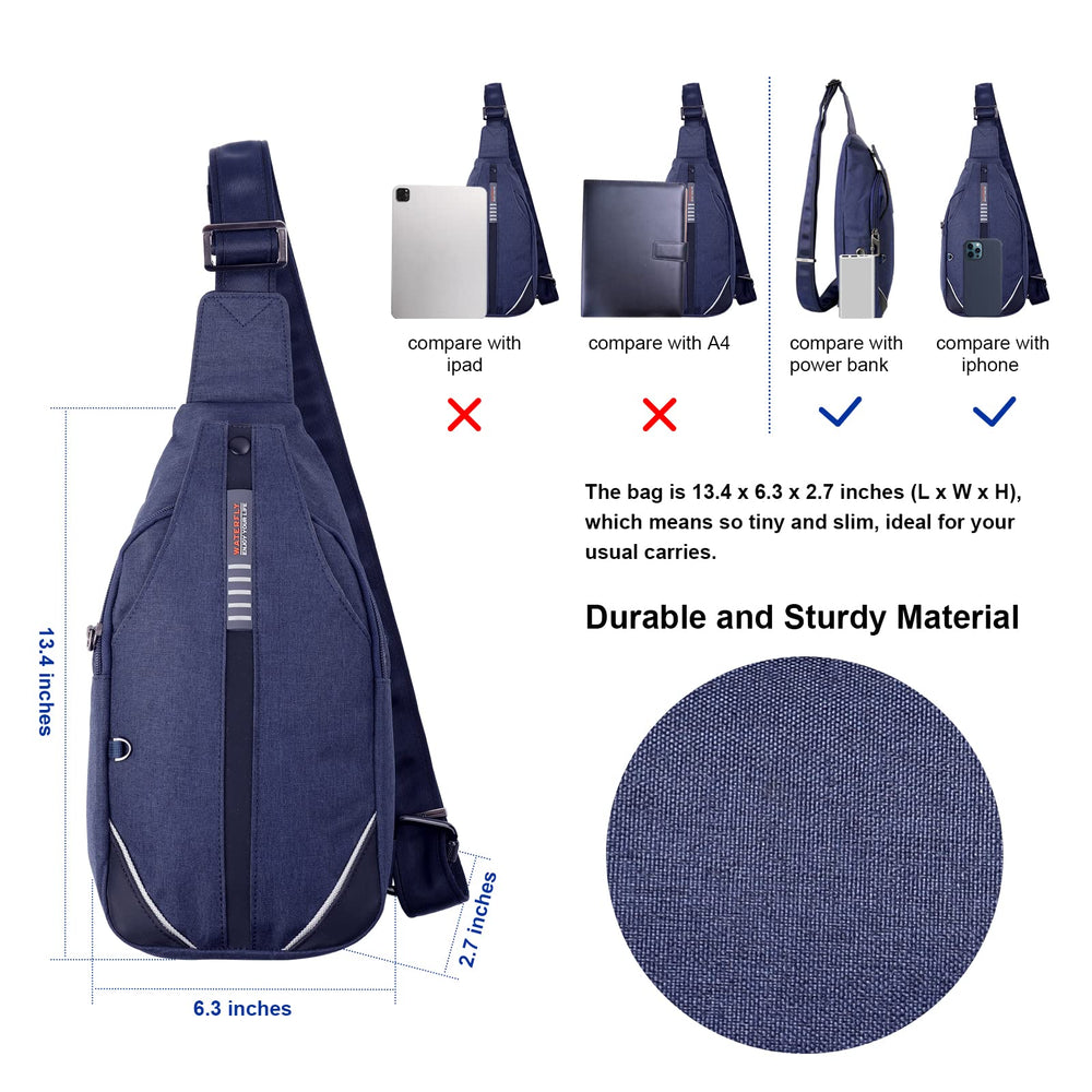 Waterfly open compartment reveals organized pockets for daily carry