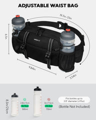 Waterfly nine-pocket organization keeps gear within reach on adventures.