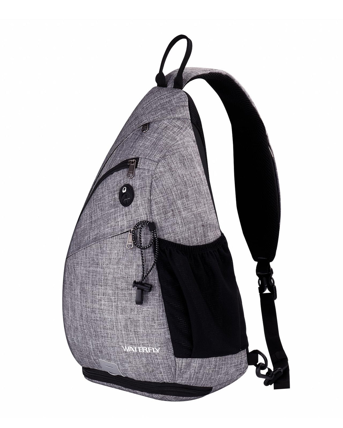 Waterfly sling bag crossbody main pocket fits a 13-inch laptop for daily work.