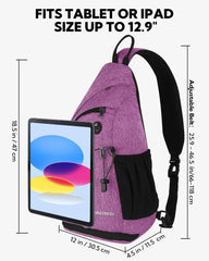 WATERFLY sling bag seven pockets organize gear for quick access