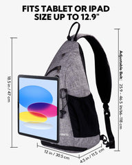 Waterfly sling bag umbrella pouch keeps wet items organized during travel.