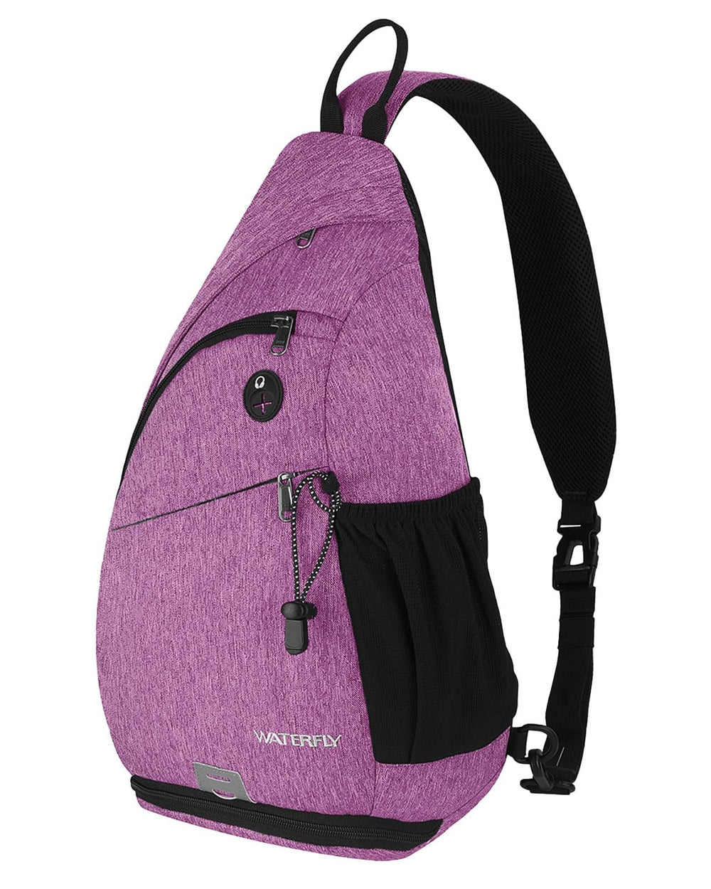 WATERFLY sling bag water-repellent material resists rain and wear