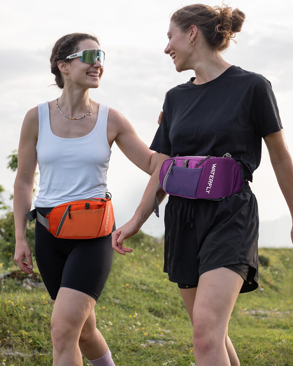 WATERFLY waist pack adjustable strap for secure, comfortable fit