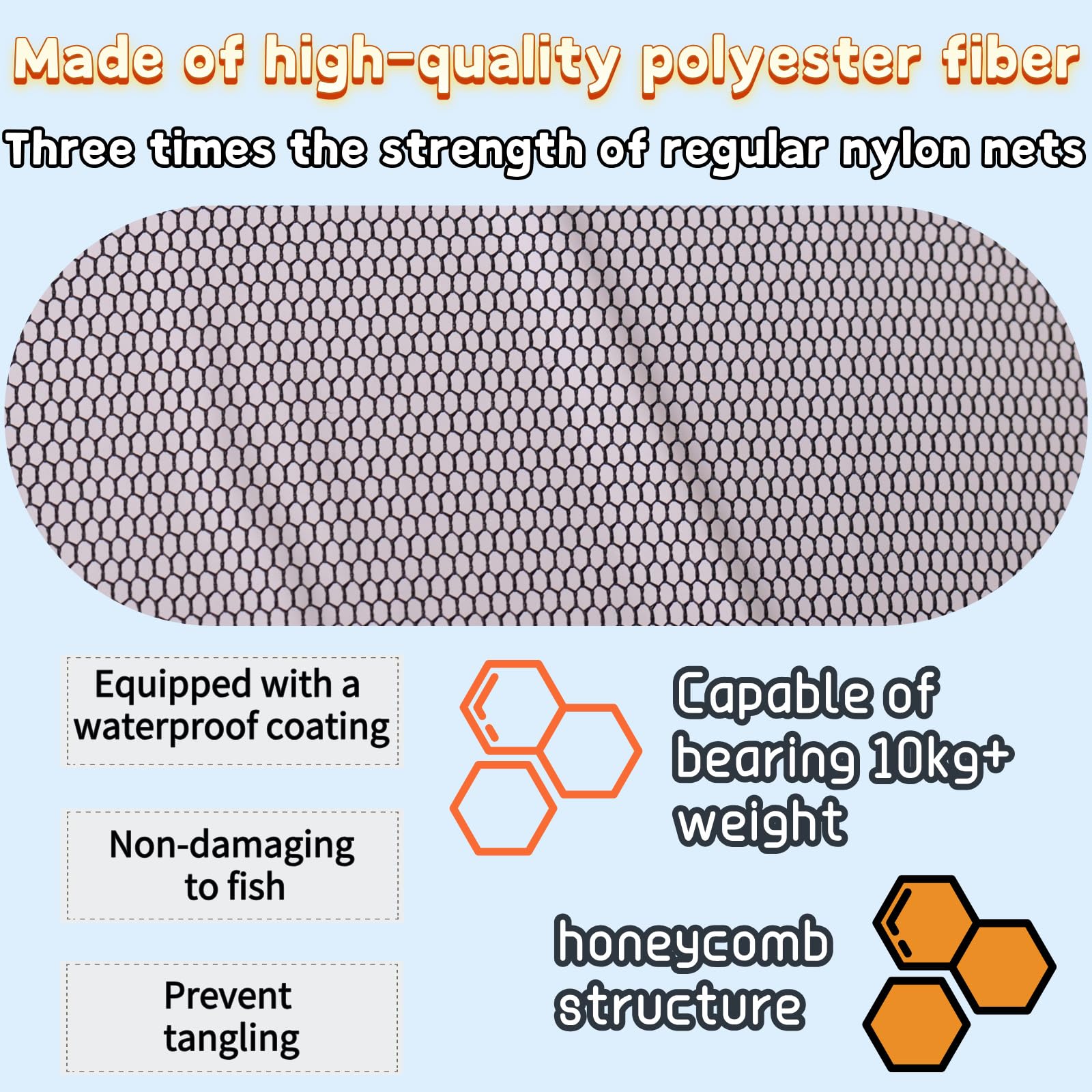 Waterproof soft steel frame of pier net