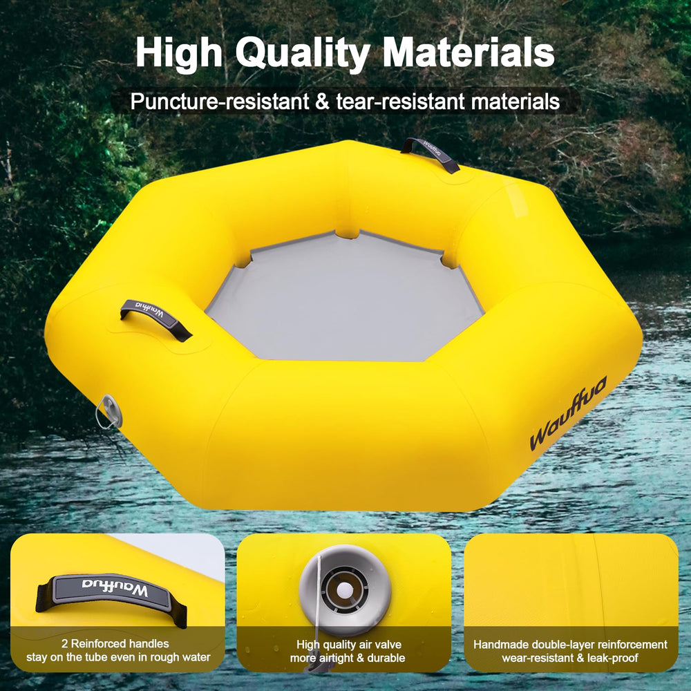 Heptagonal design of river tube for stability