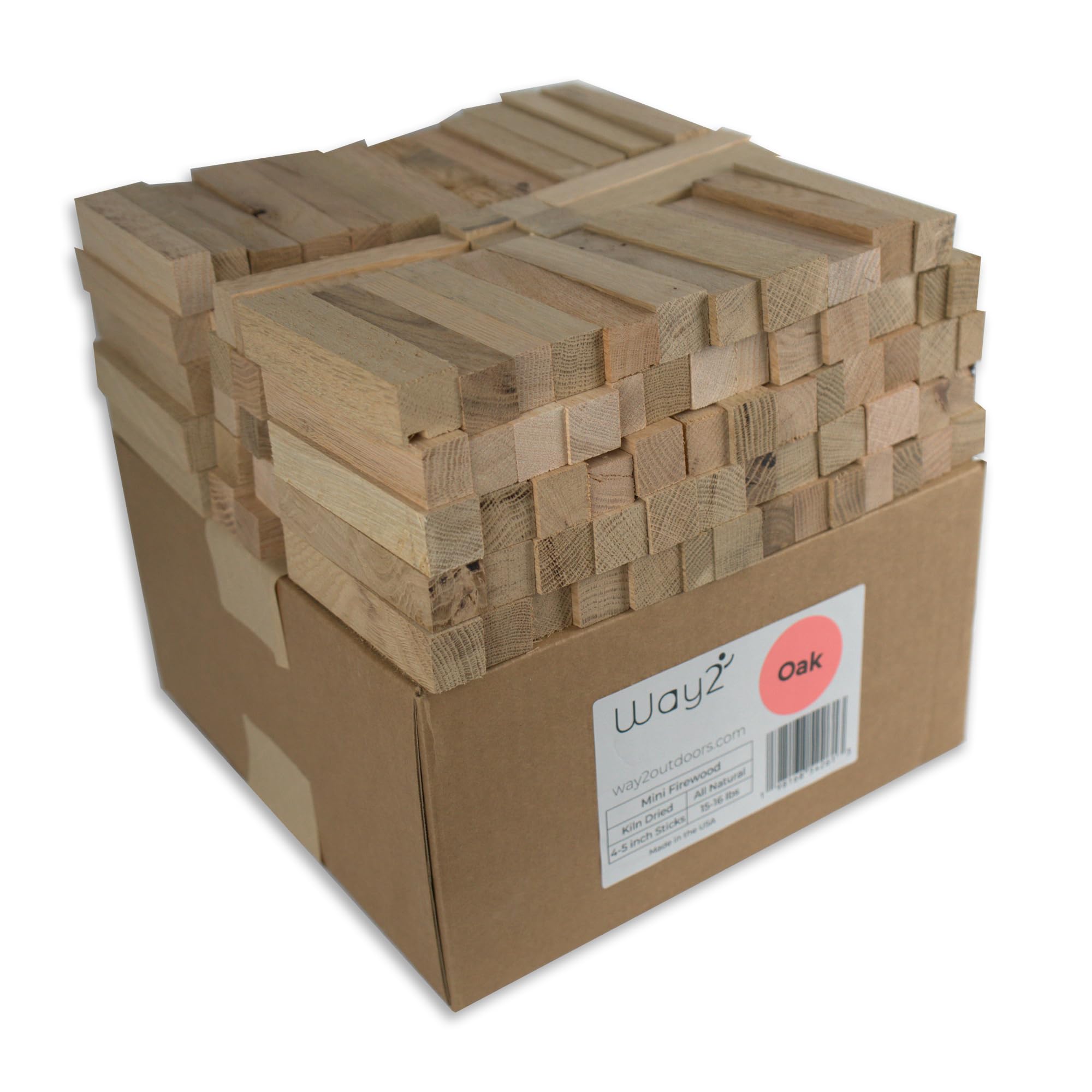 Way 2 US-sourced kiln-dried oak firewood visual