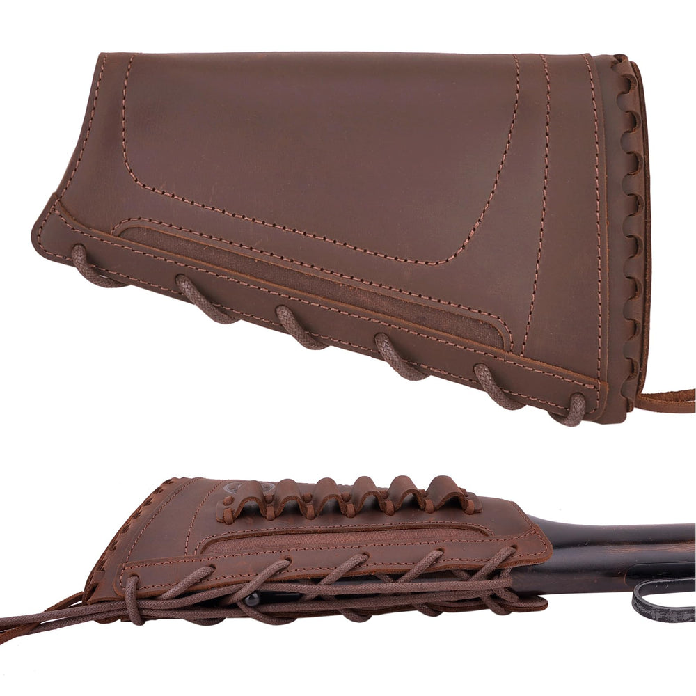 Wayne's Dog neoprene cushions close-up illustrate padded recoil dampening.