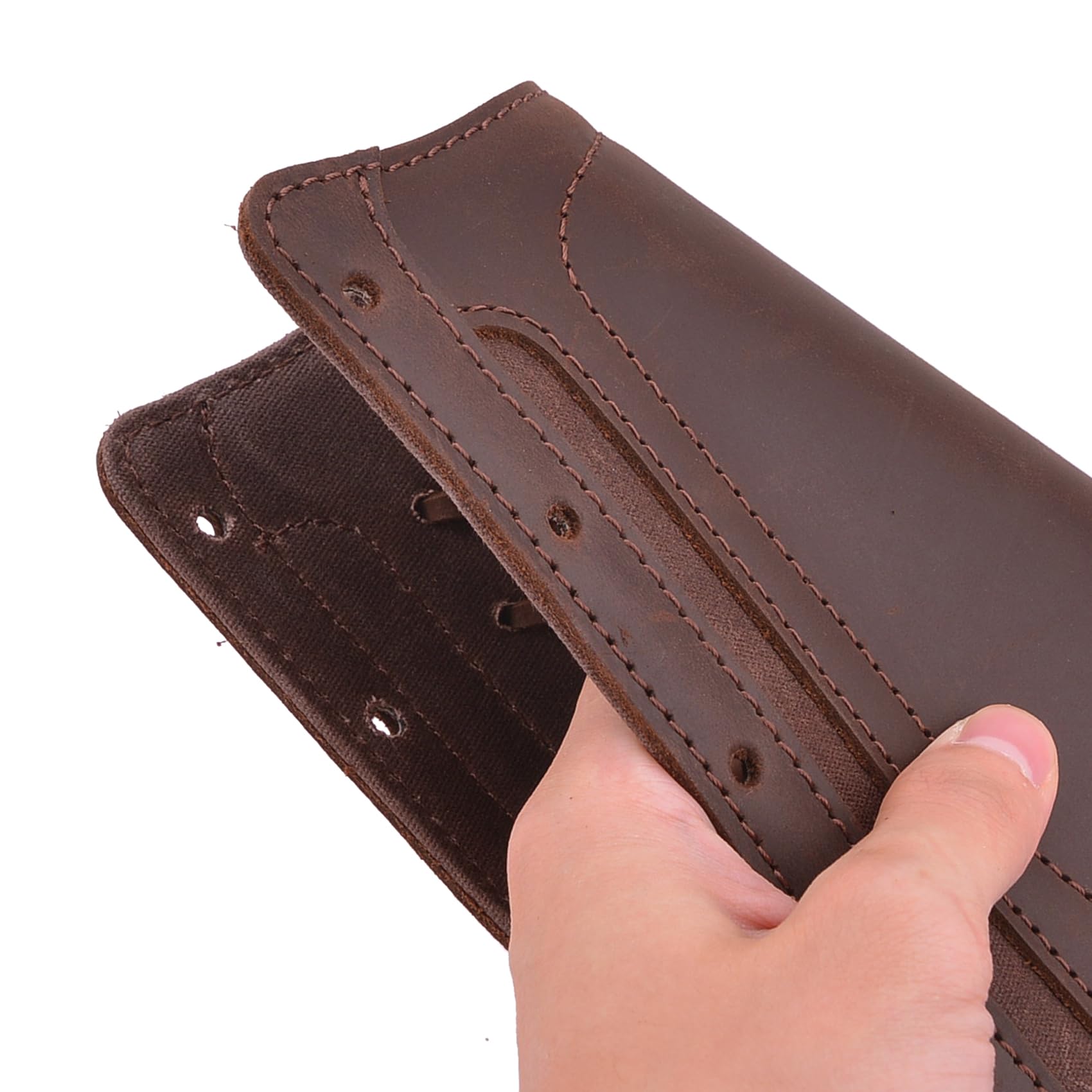 Wayne's Dog shell-slots stitching close-up reveals secure loading.