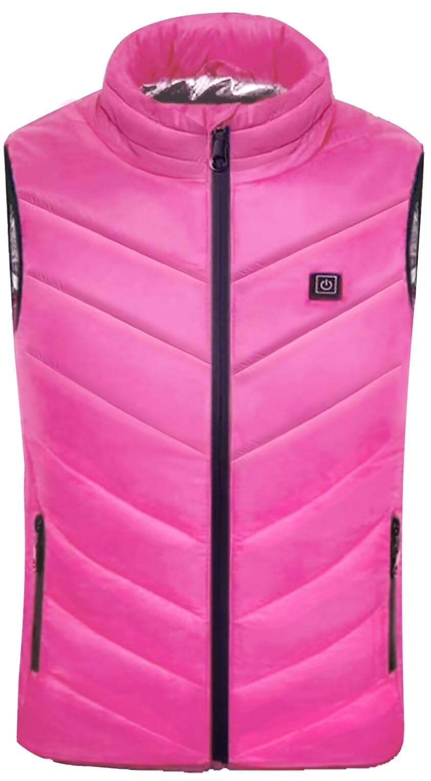 WCOLAS heated vest size chart comparing US and Asian fits