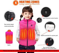 WCOLAS heated vest with waterproof soft shell for wind and rain protection