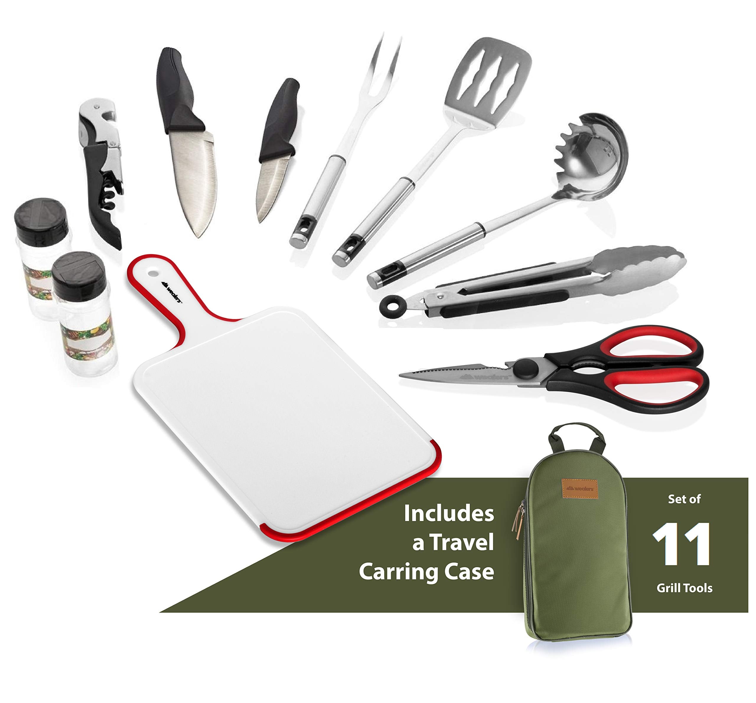 Wealers fashionable multicolor pattern adds style to camp, grill, or picnic setups.