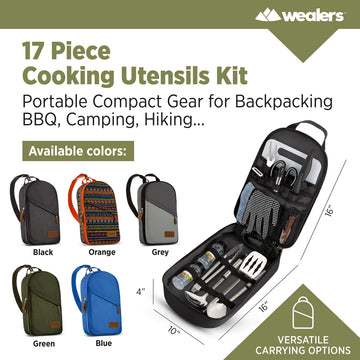 Wealers internal compartments prevent clutter and keep flatware secure.