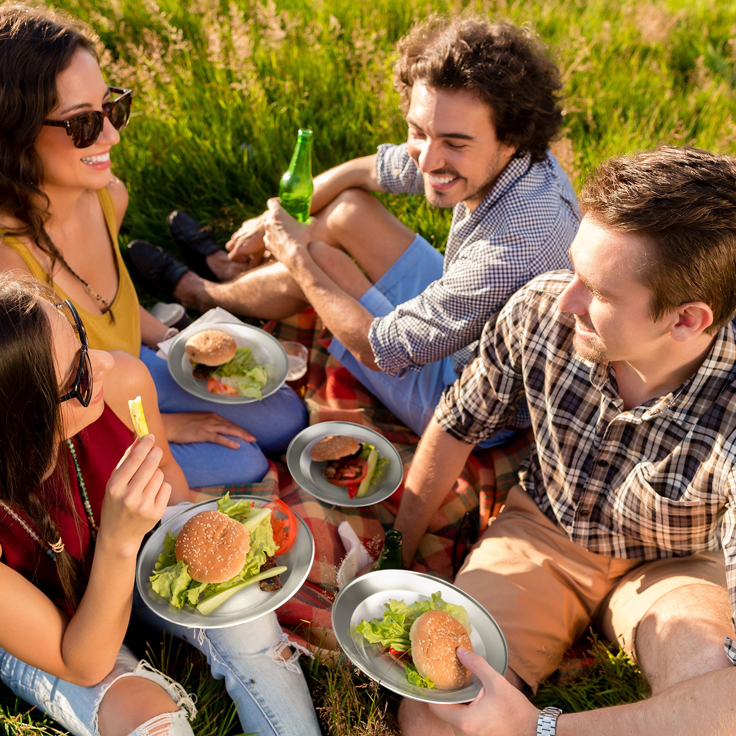 Wealers kids and adults dinnerware for simple cleanup and reuse