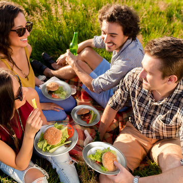 Wealers kids and adults dinnerware for simple cleanup and reuse