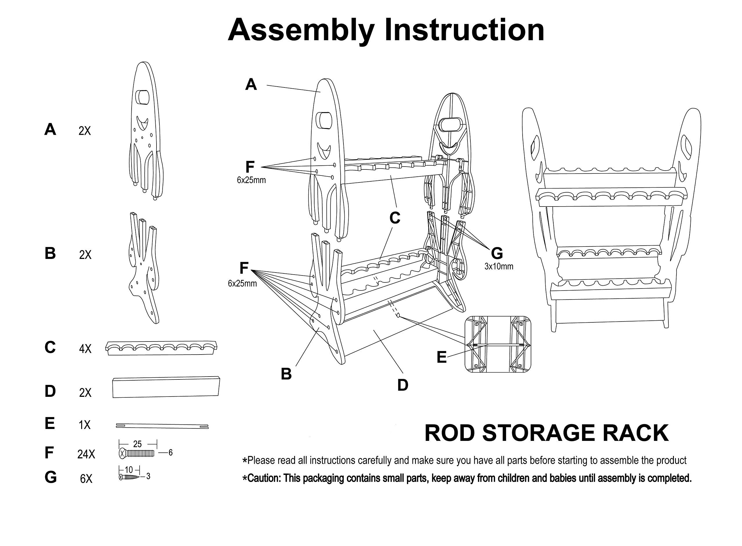 Wealers vertical rod holders beside gear for boat organization.