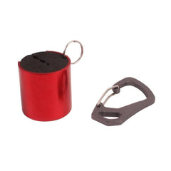 Wearable rod clip attached to a keychain carabiner