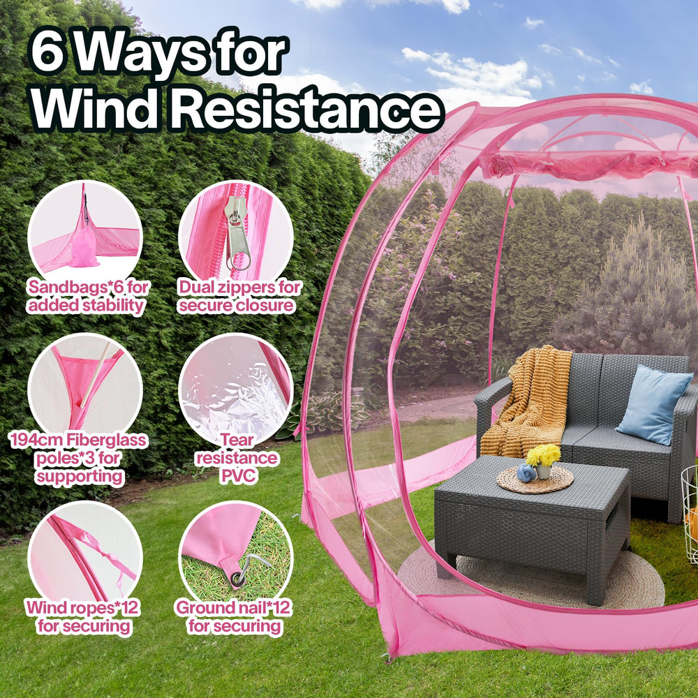 Weather Proof Pod waterproof covers demonstrate rain or snow protection