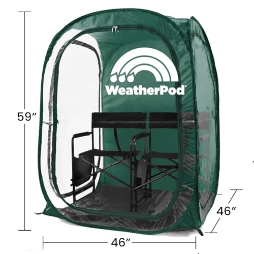 WeatherPod Original hunter green pod complements team sidelines