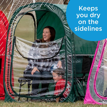 WeatherPod Original memory-wire setup enables fast, easy setup