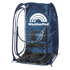 WeatherPod Original navy front view for quick sideline shelter