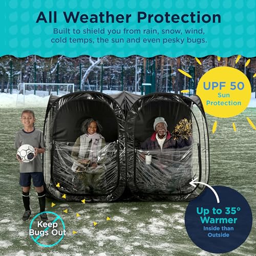 WeatherPod ready-in-seconds-pop-open demonstrates fast setup for game day.