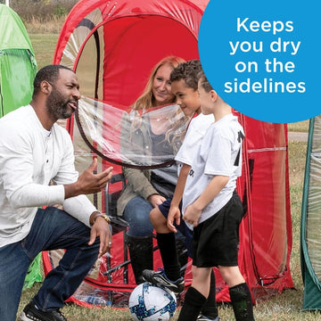 WeatherPod for two demonstrates compact shelter with space for gear